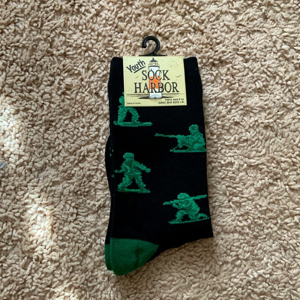 Youth Toy Army Socks